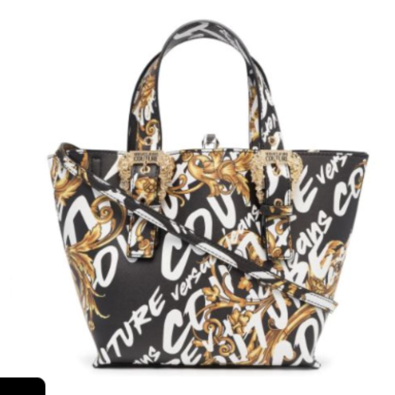 Versace Jeans Couture Regalia Baroque-print tote bag Depop