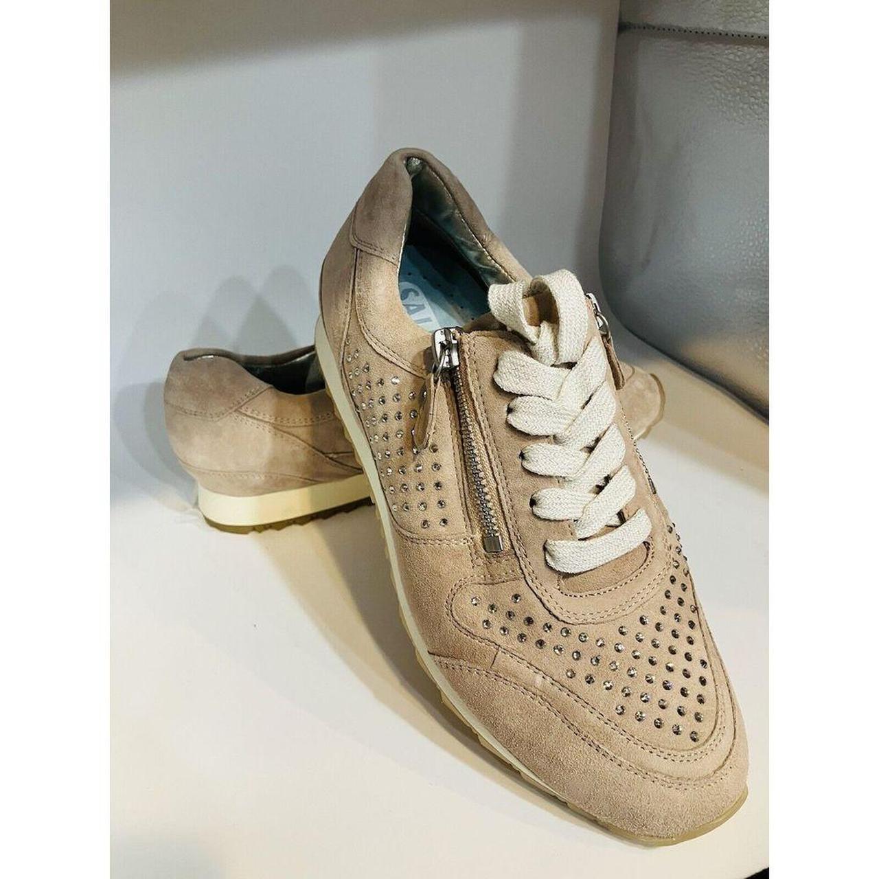 Hassia Premium Sneakers Womens 3.5 UK Tan Suede