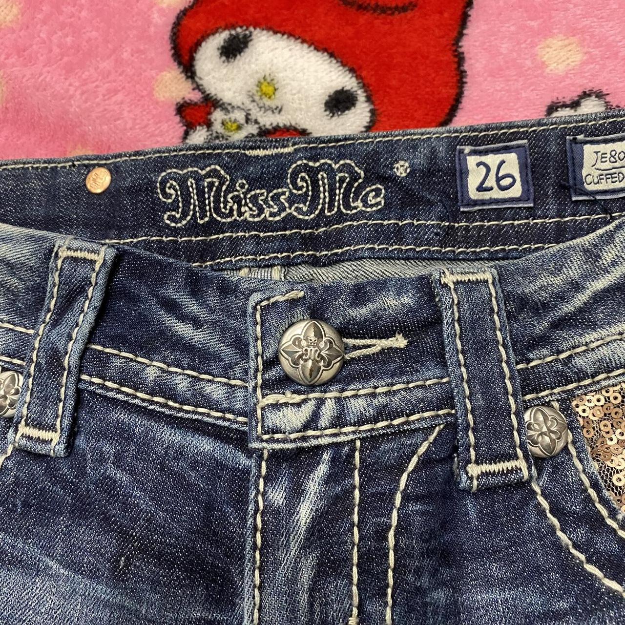 クロス miss me ミスミー ブーツカット ローライズ　y2k Trashy y2k mcbling vintage deadstock miss me ripped | Depop