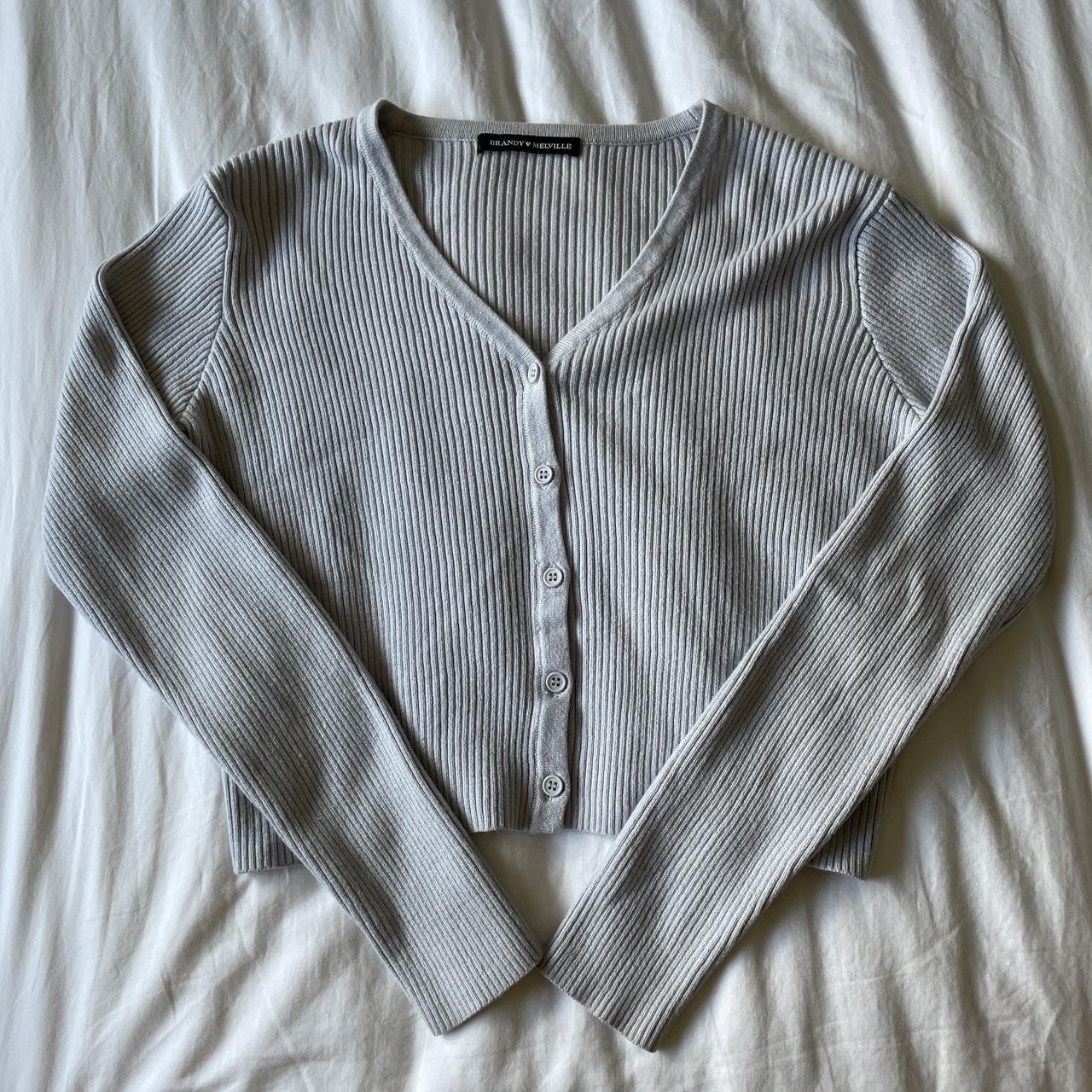 Brandy Melville Shannon Sweater Baby Blue One... Depop