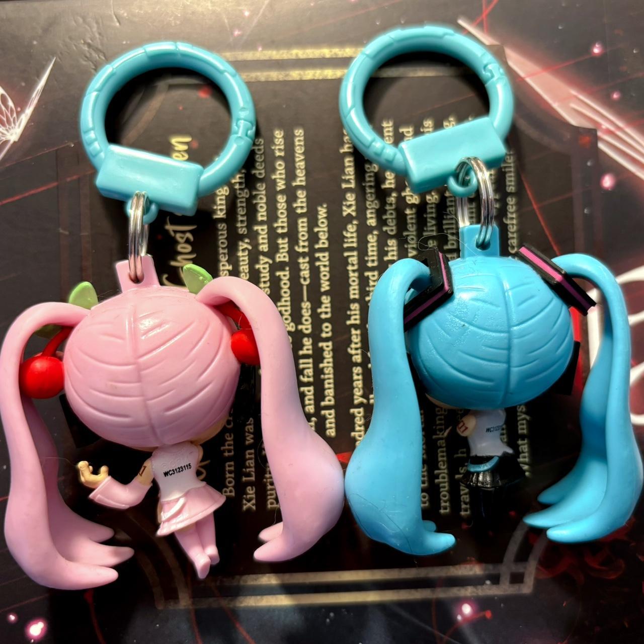 2 Hatsune Miku keychains from a blindbox. Just sat... - Depop