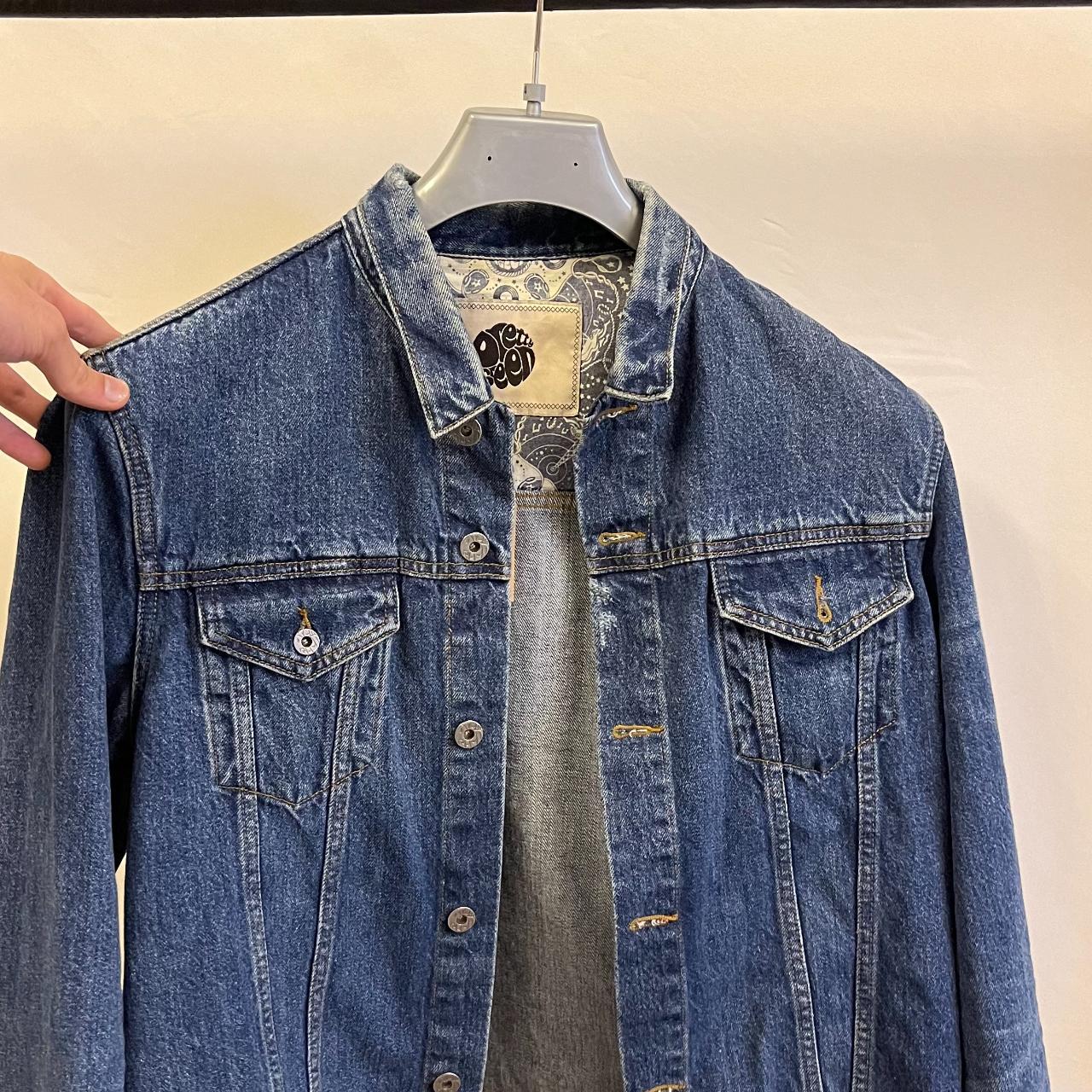 Pretty green denim jacket best sale