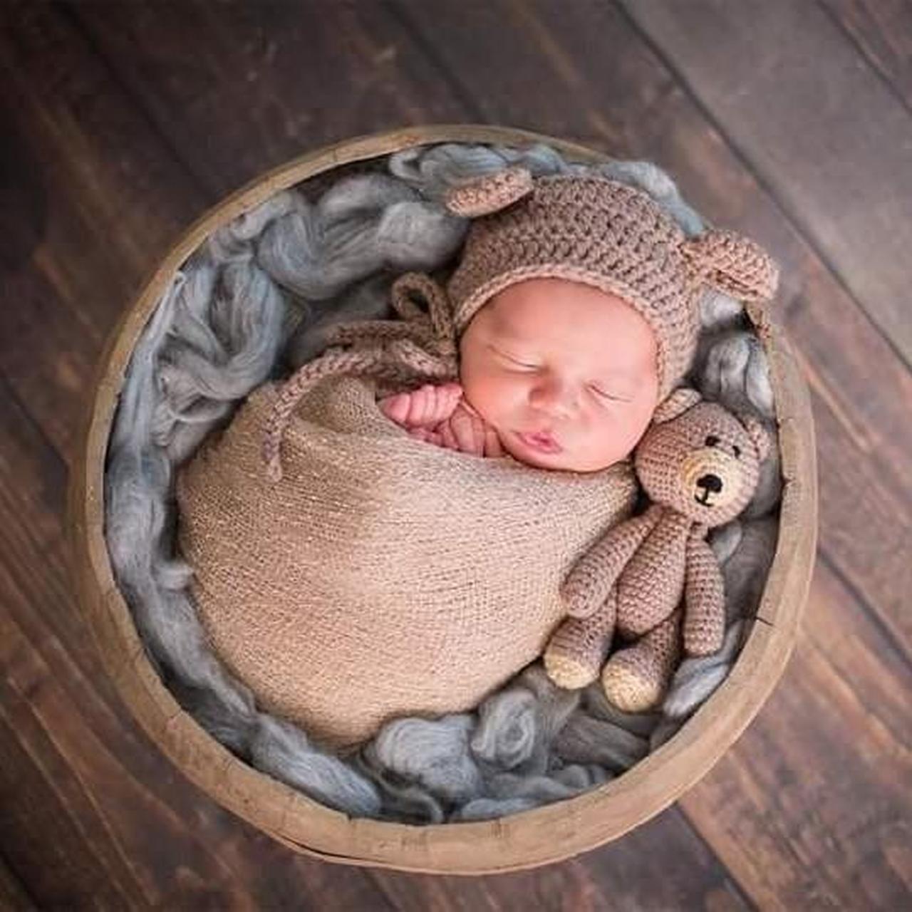 Brown infant hat on sale