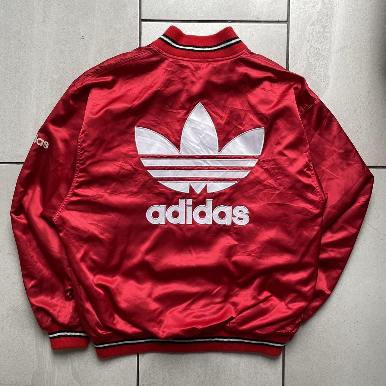 Adidas vintage bomber jacket best sale