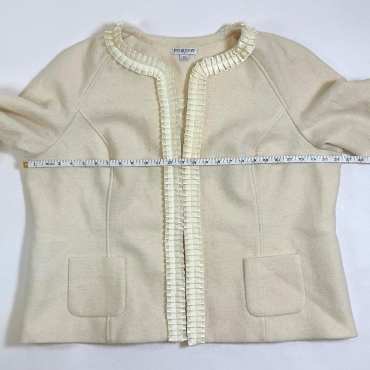 Pendleton Women's Lightweight Jacket - Cream - 3X… - image 5