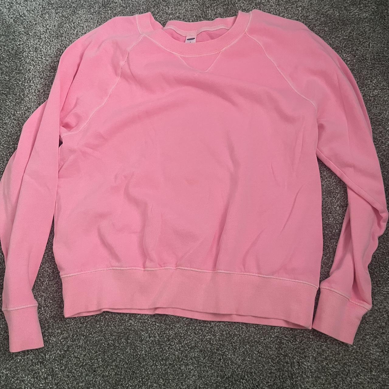 Old navy pink sweatshirt best sale