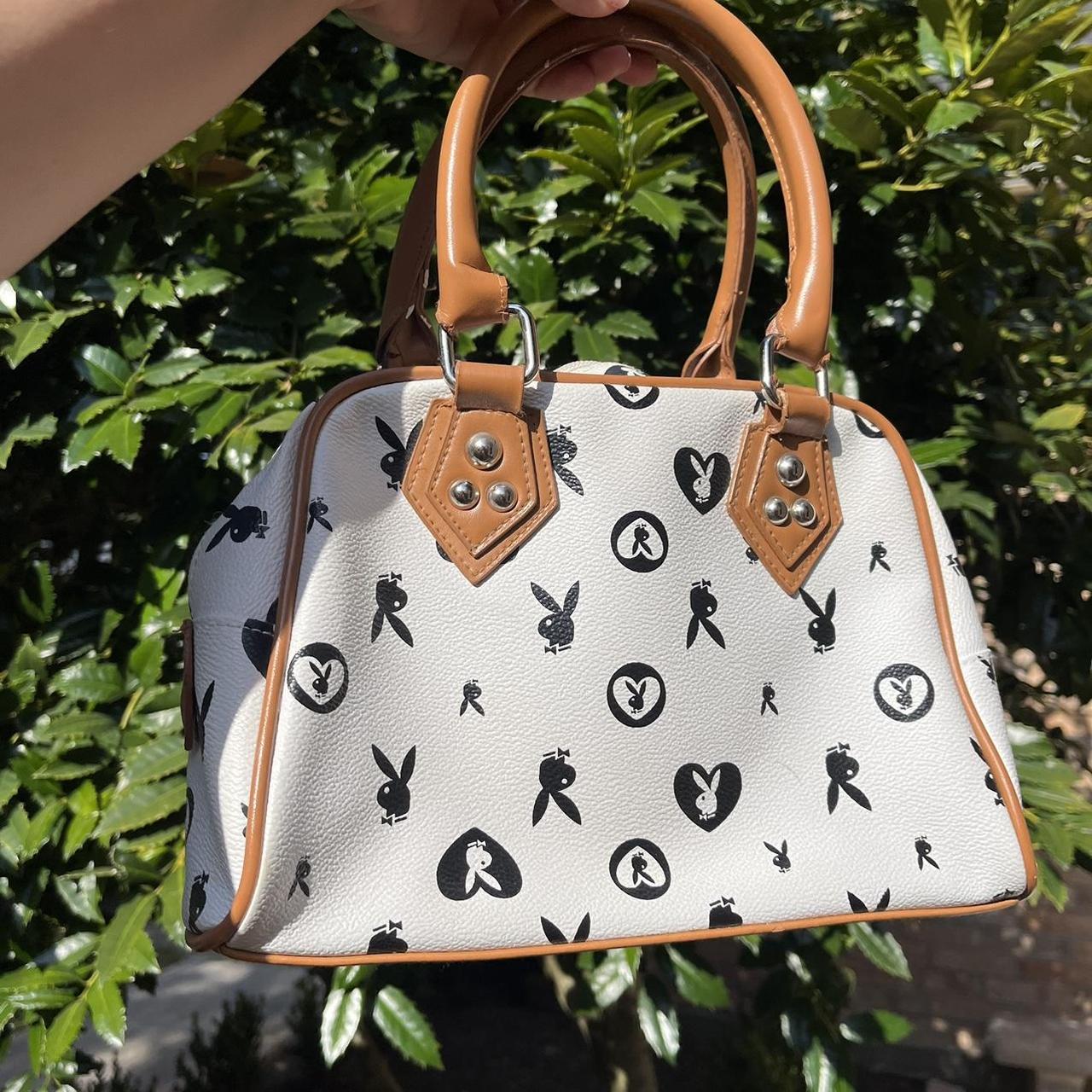 Playboy monogram black & white bag New without tags - Depop