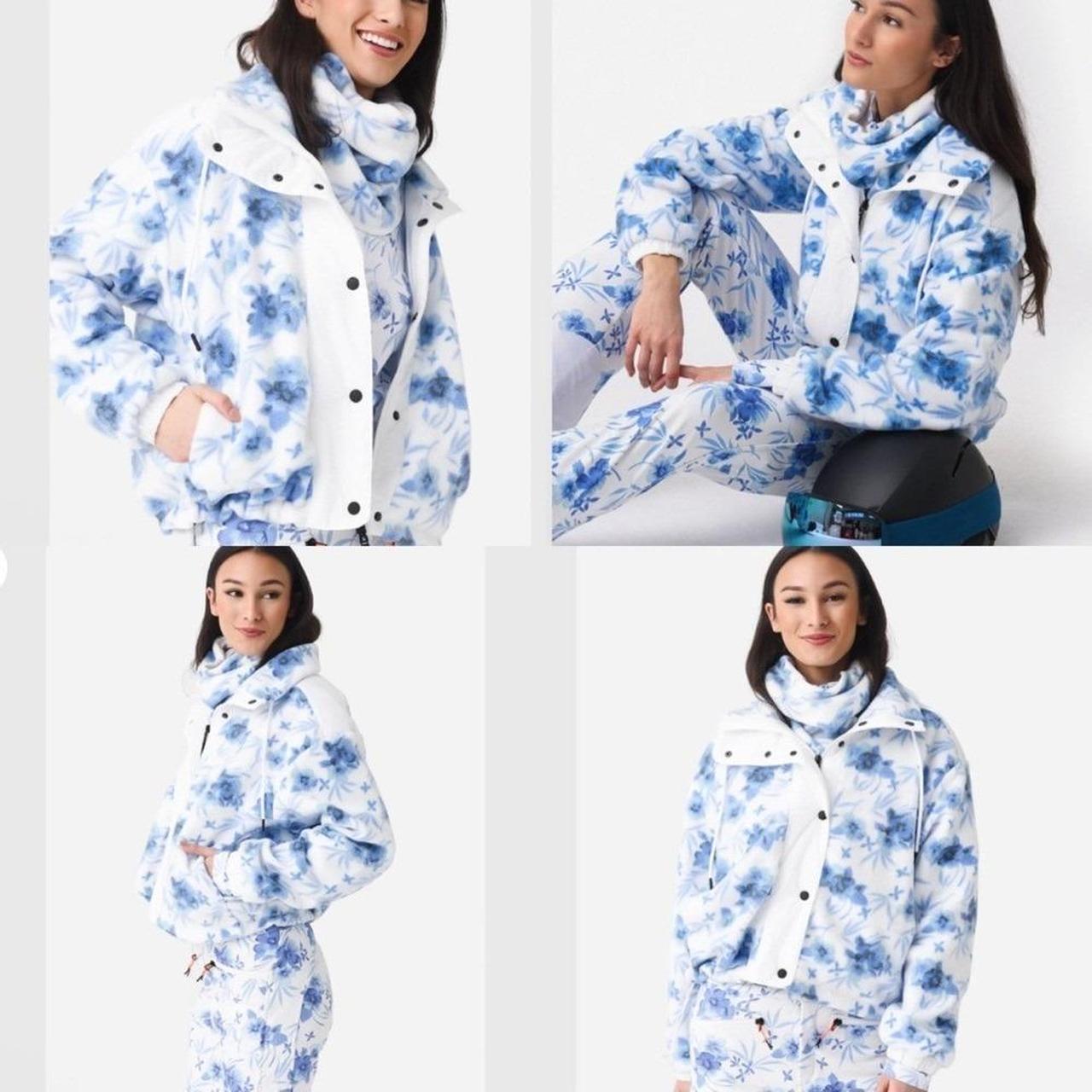 LoveShackFancy Women's Polyester Jacket - White/B… - image 2