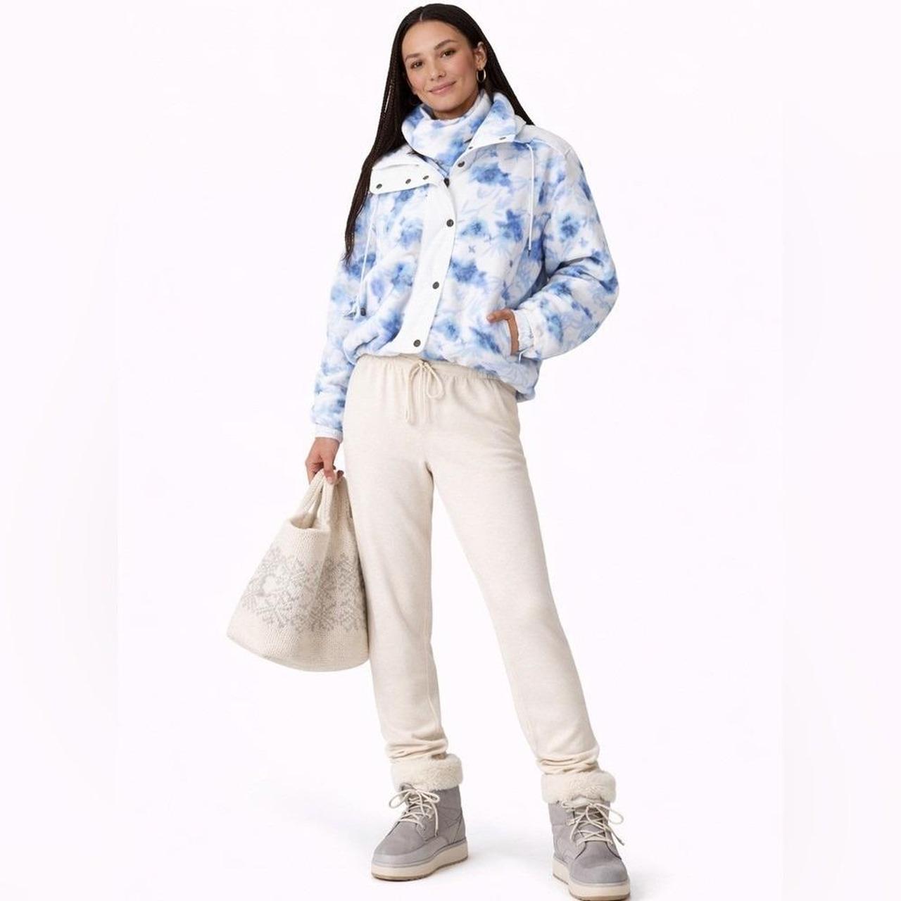 LoveShackFancy Women's Polyester Jacket - White/B… - image 1