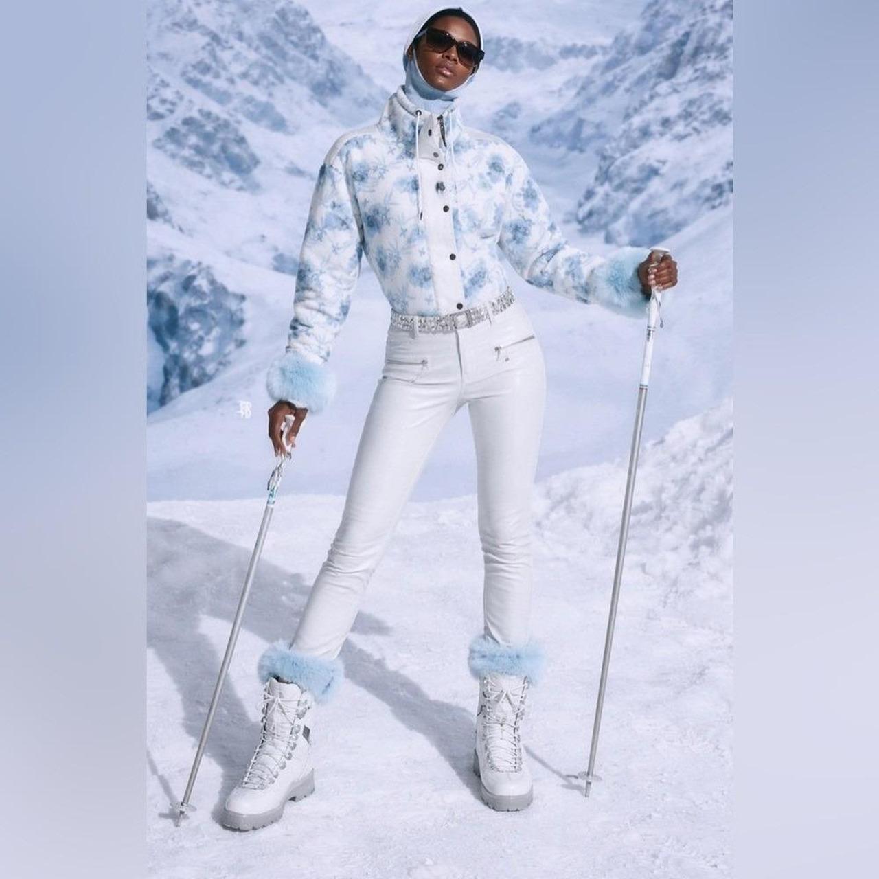 LoveShackFancy Women's Polyester Jacket - White/B… - image 8