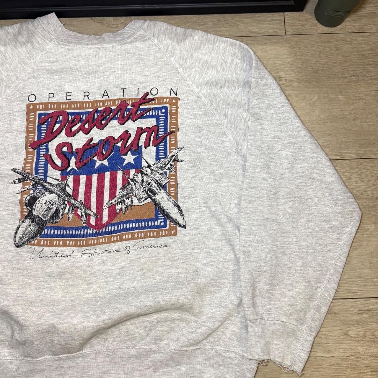 Avirex Men's Sweatshirt - Grey - M – Vintage / Y2… - image 4