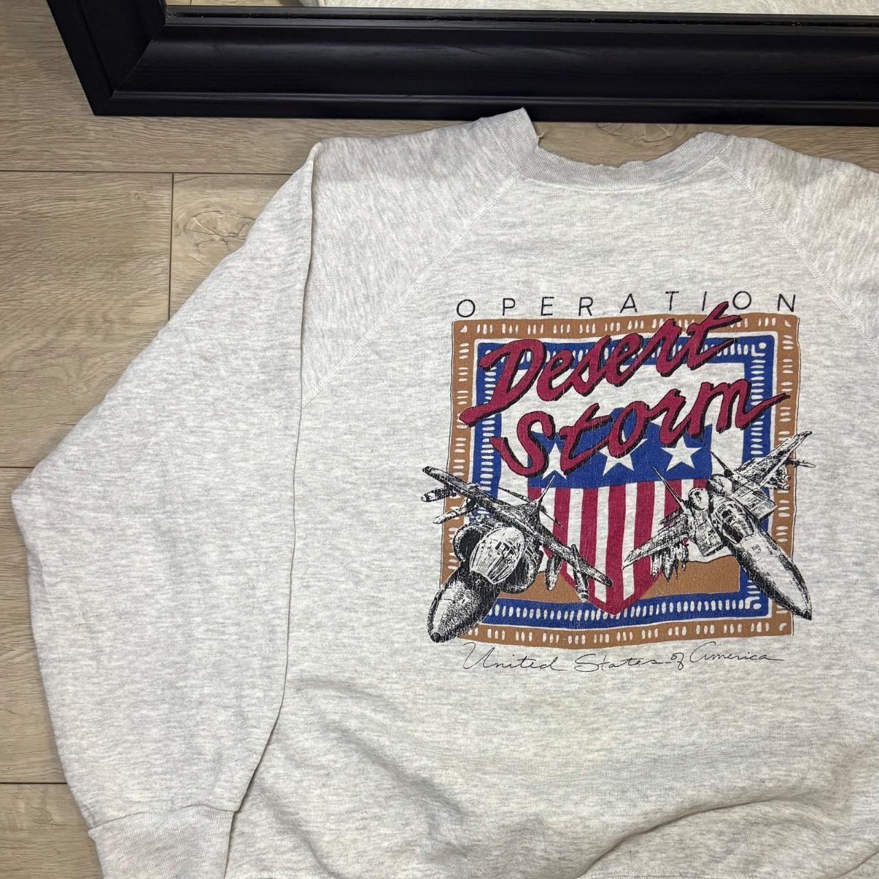 Avirex Men's Sweatshirt - Grey - M – Vintage / Y2… - image 3