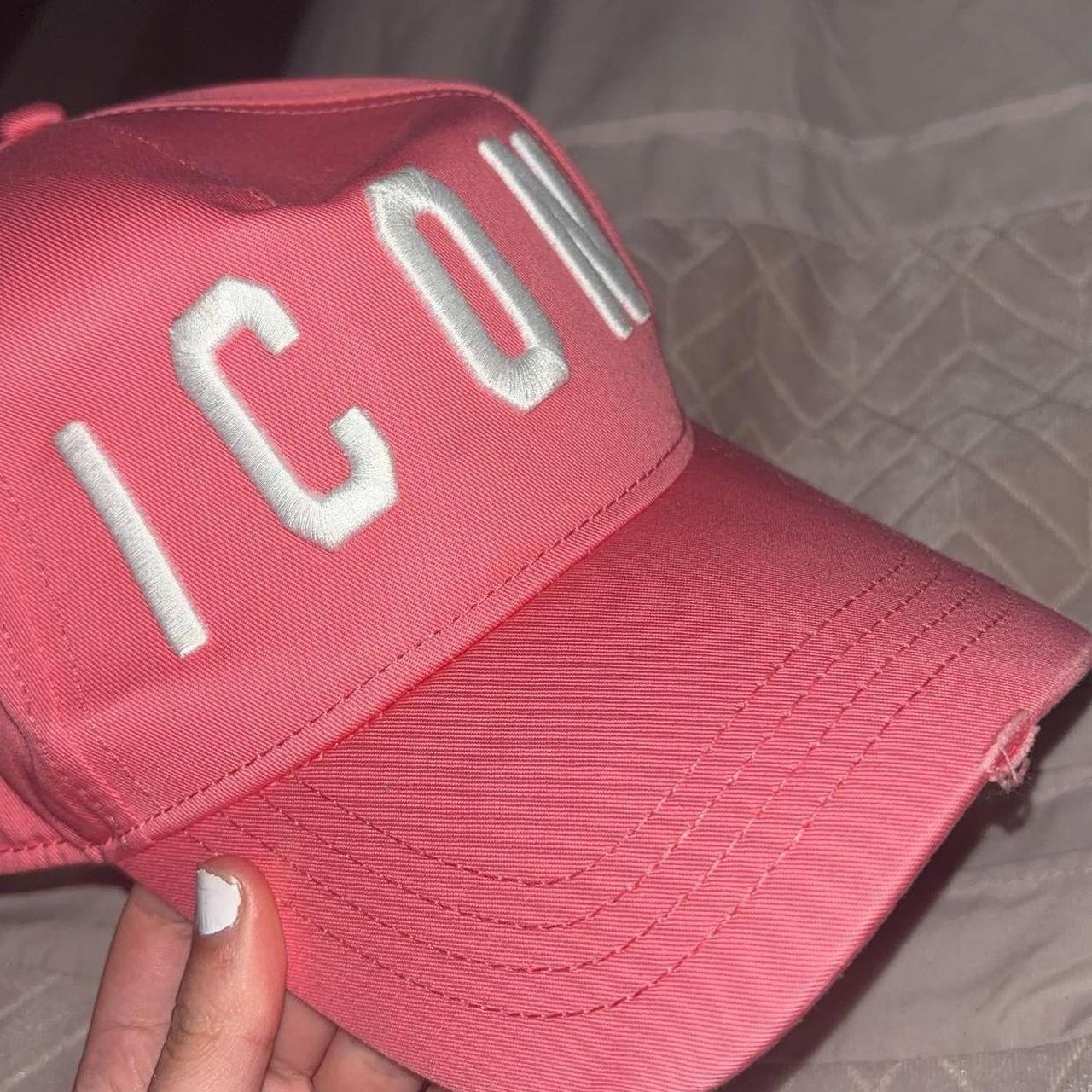 Pink icon cap online