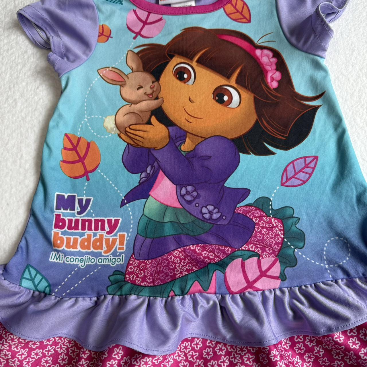 Dora the Explorer blue and purple dress Nickelodeon | Depop