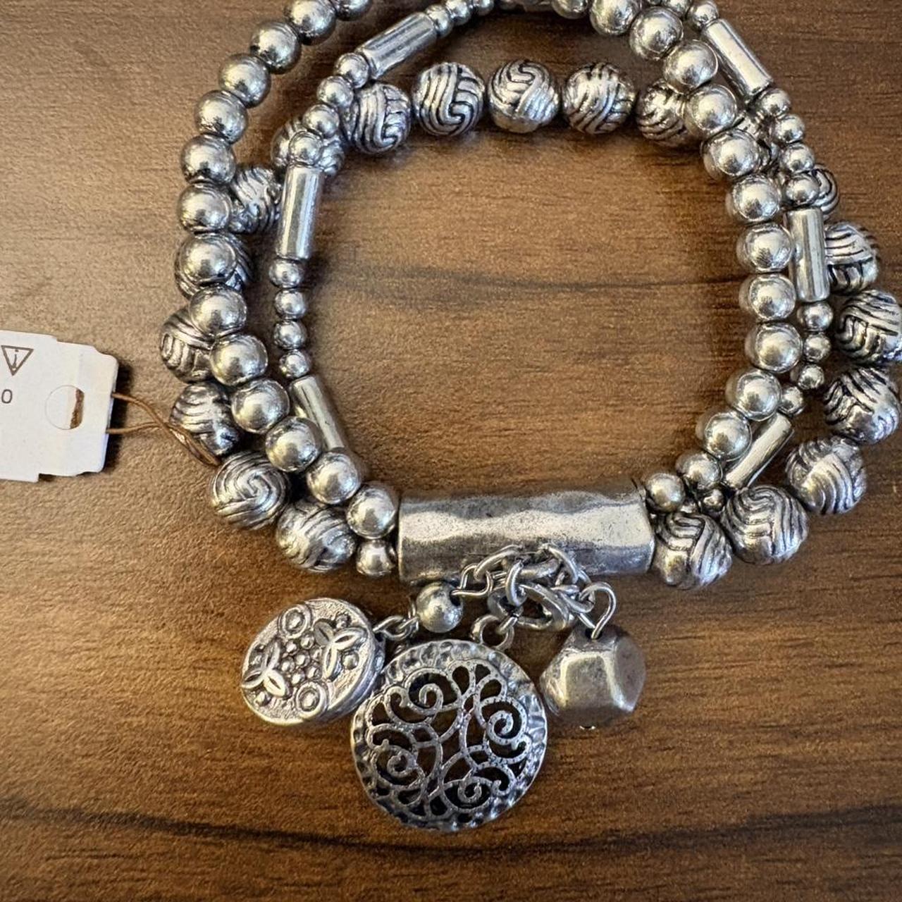 Ruby Rd. Women's Bracelet - Silver – Silver beade… - image 1