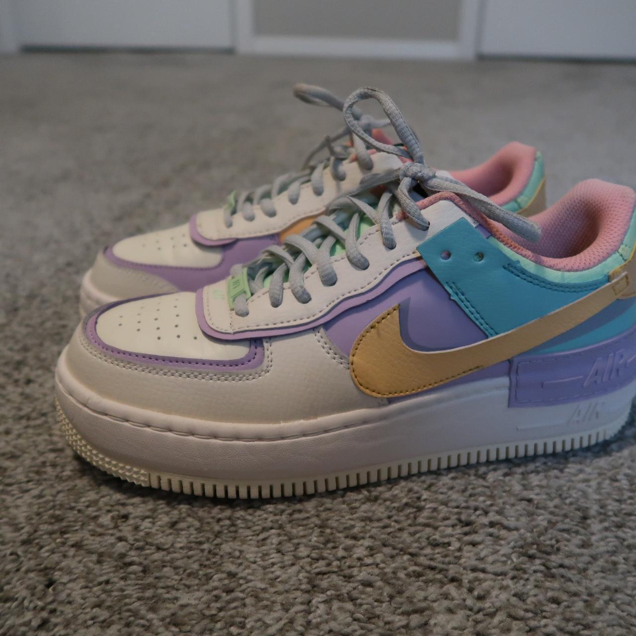 Nike air force 1 shadow pale ivory Depop