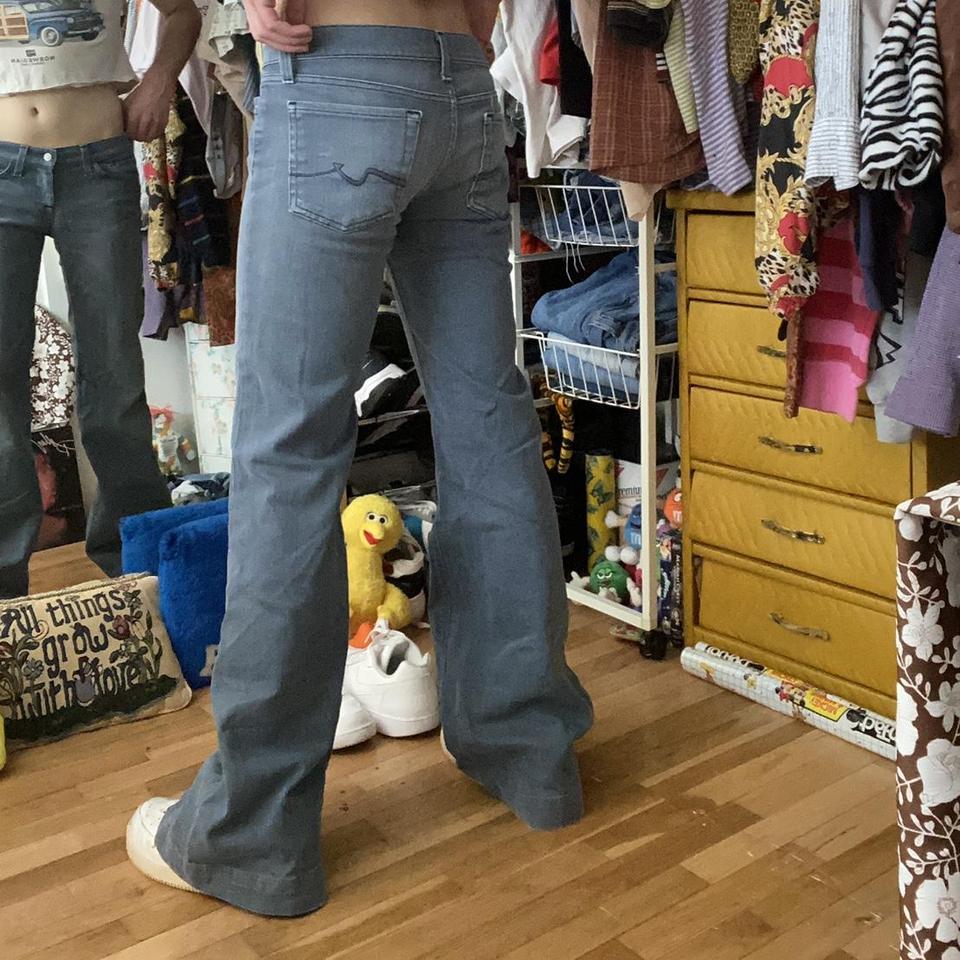 Amazing vintage 90s y2k bratz high waist blue denim - Depop