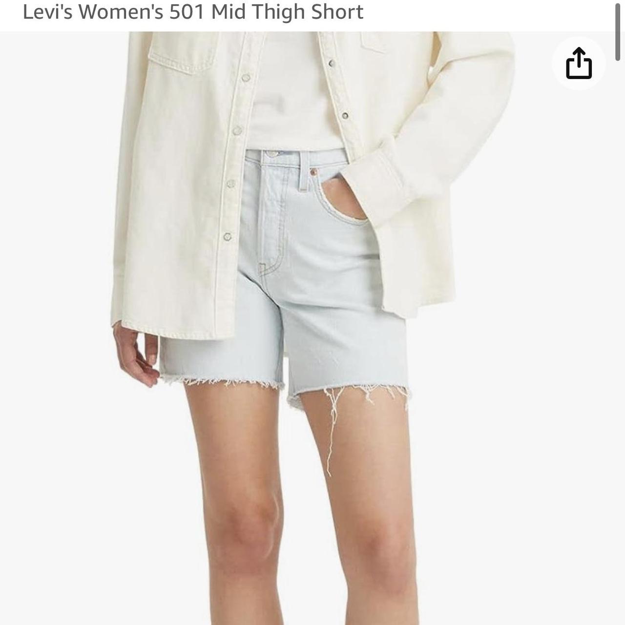 LEVI'S Women's 501 Mid Thigh Short