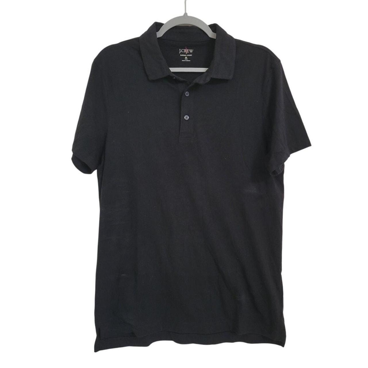 Crew Men's Polo shirt Black M – *has deodorant marks from