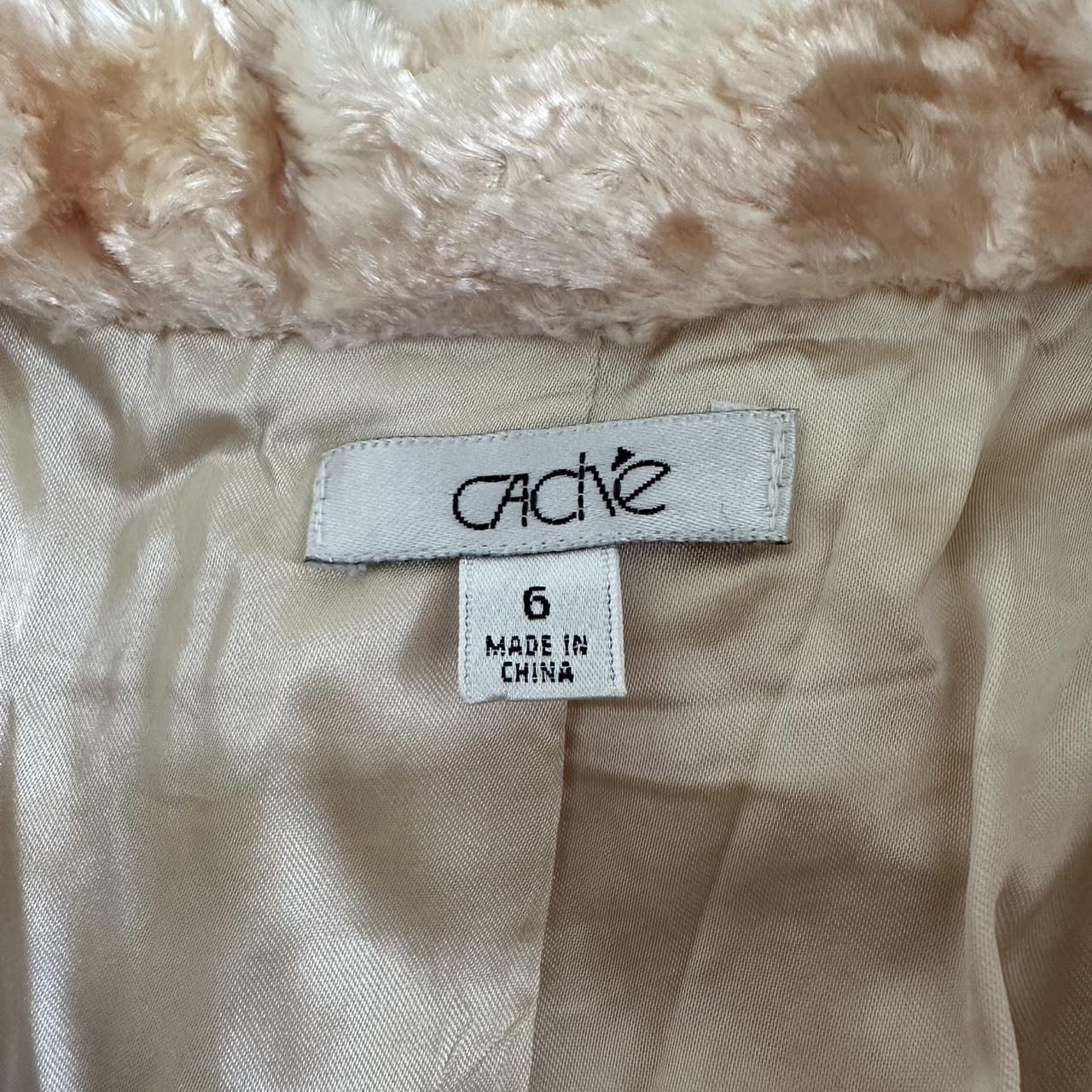Cache Women's Coat - Pink/Cream - 6 – Fall cleara… - image 4