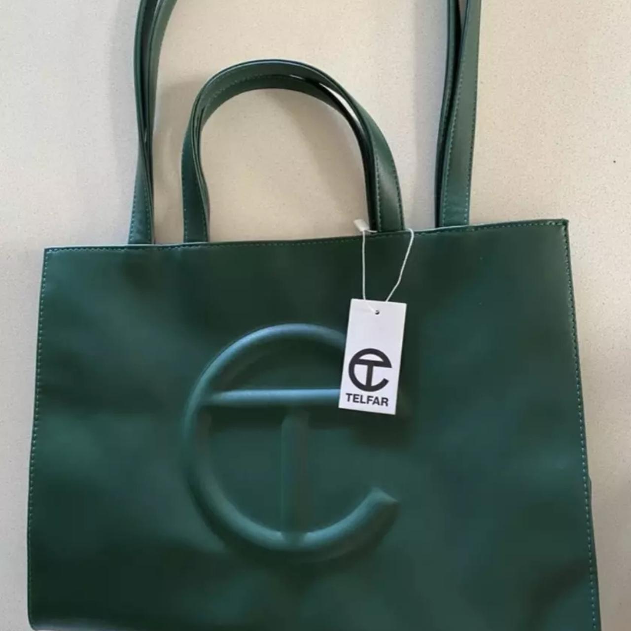 T elfar Medium Green Shopping selling Bag