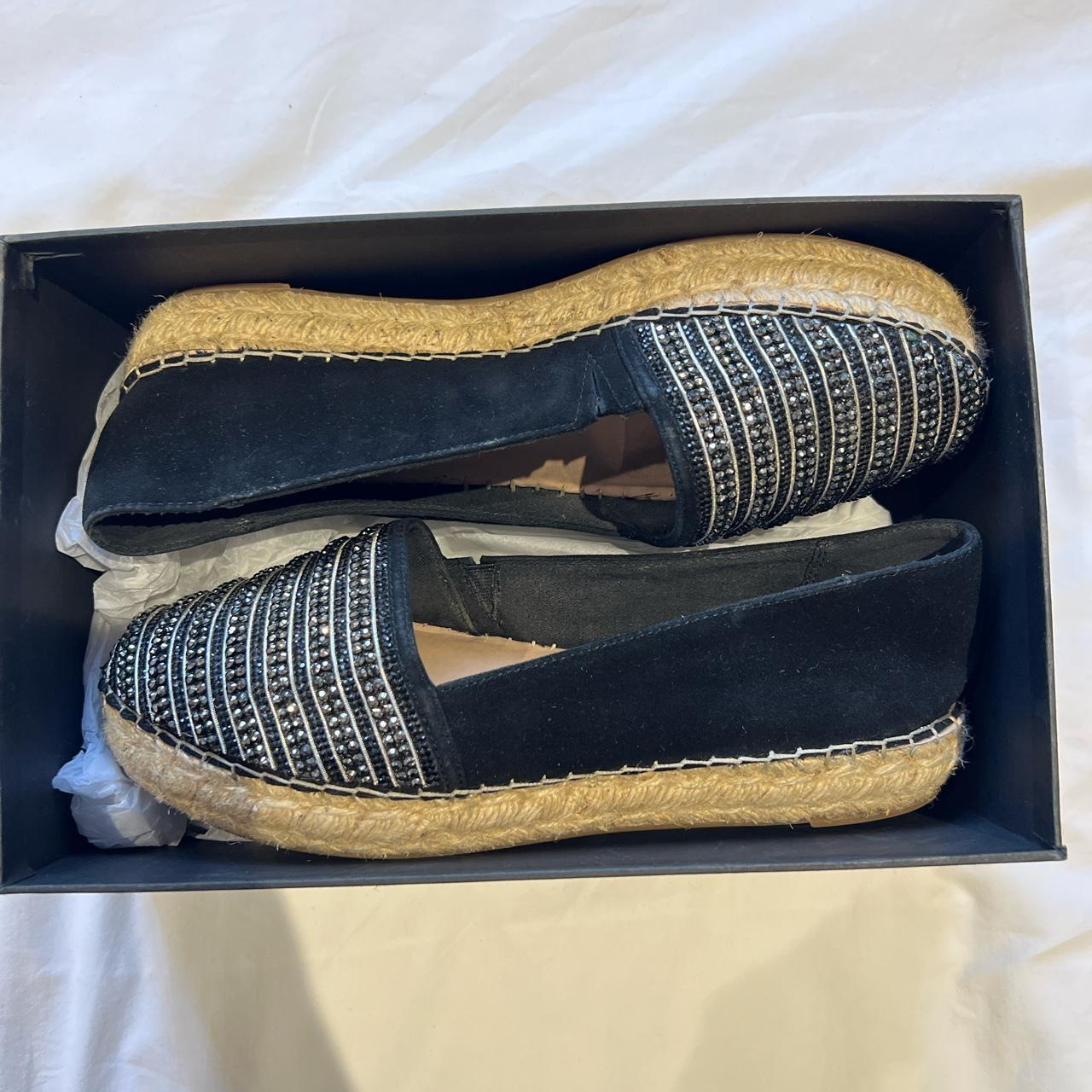 Kurt Keiger black suede espadrilles | Women’s size 7... - Depop