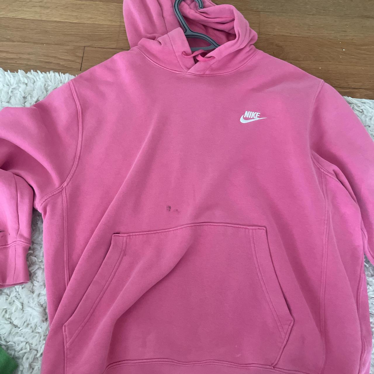 Hot pink nike hoodie online