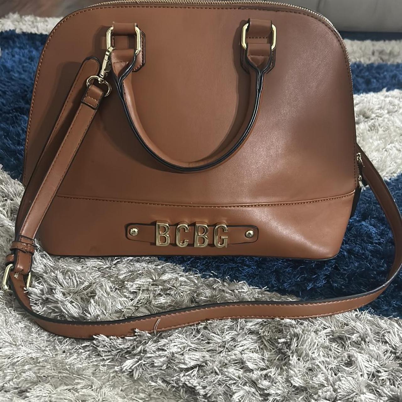 BCBGirls Brown Leather popular Purse Satchel Bag