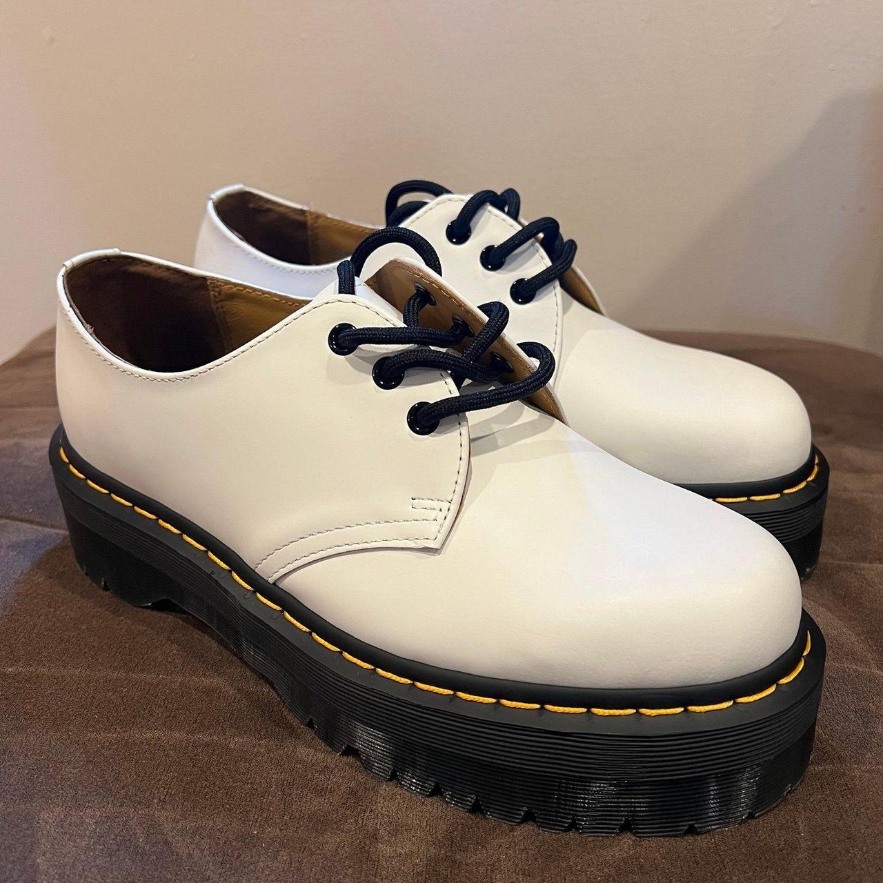 Dr. Martens 1461 outlet Quad Oxford platform white