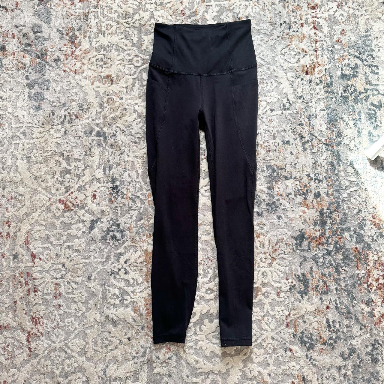 Pop Fit black leggings size large, pockets on the - Depop