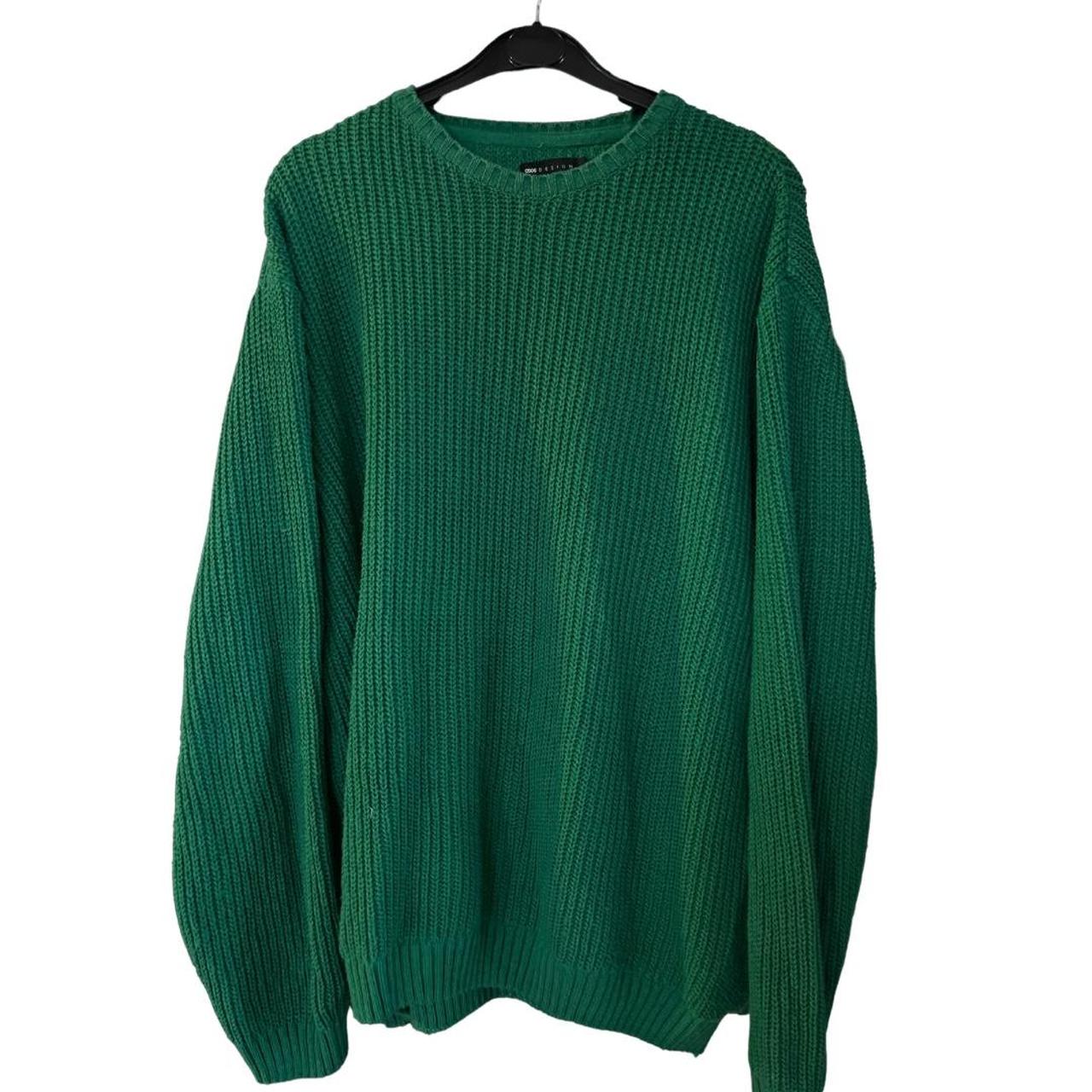 asos-men-s-green-jumper-depop