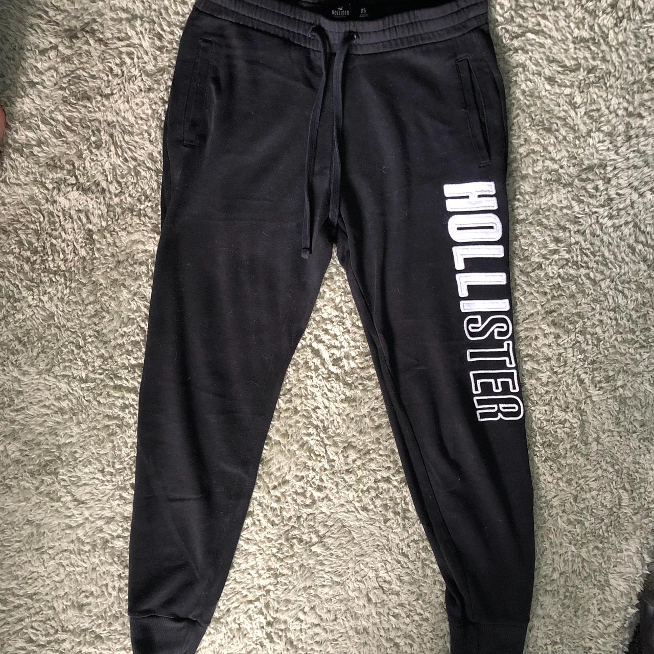 Hollister Co. black joggers very comfy joggers y2k Depop