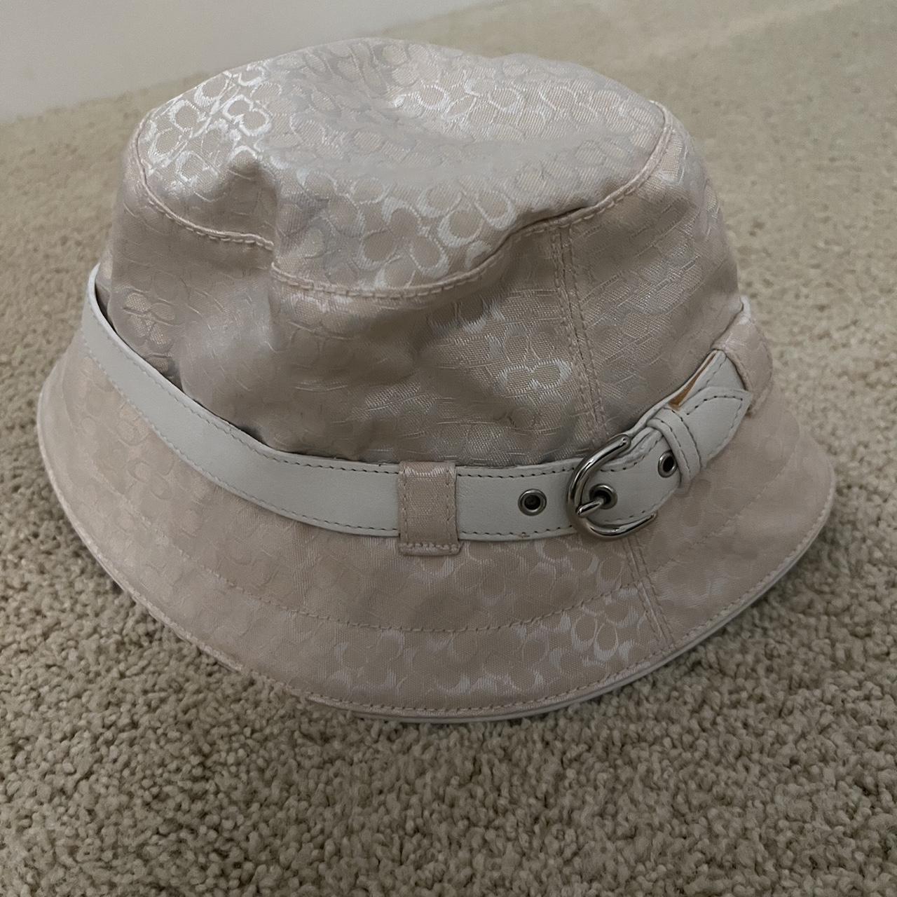 COACH バケットハット ベージュ XS/S 正規品 COACH バケットハット ベージュ 中古品 COACH (コーチ