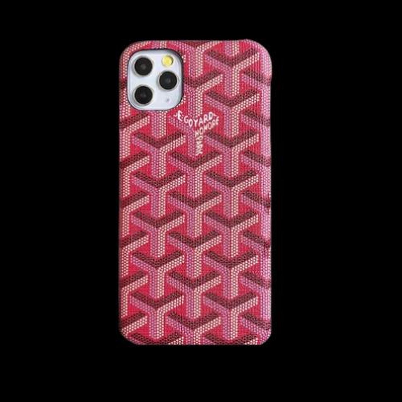 Goyard pink phone case best sale