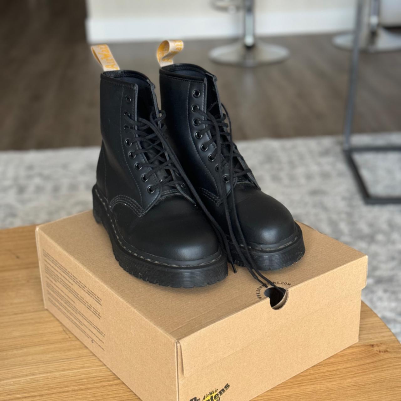 Dr Martens Vegan 1460 Bex Mono Black 1460 Bex Vegan Mono Black Eye