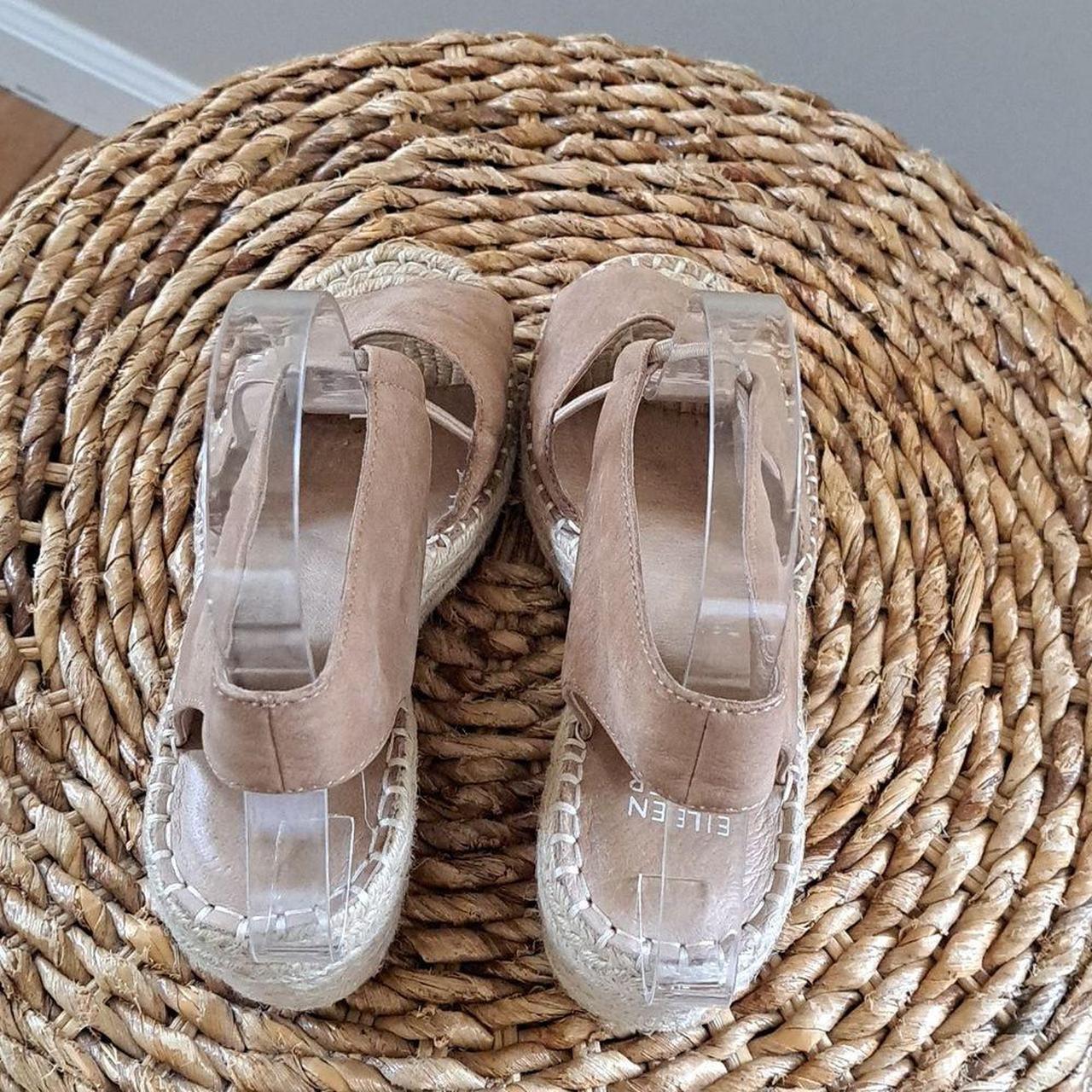 Eileen Fisher Whim cheapest Wedge Tan Sandal Wedges Size 6.5