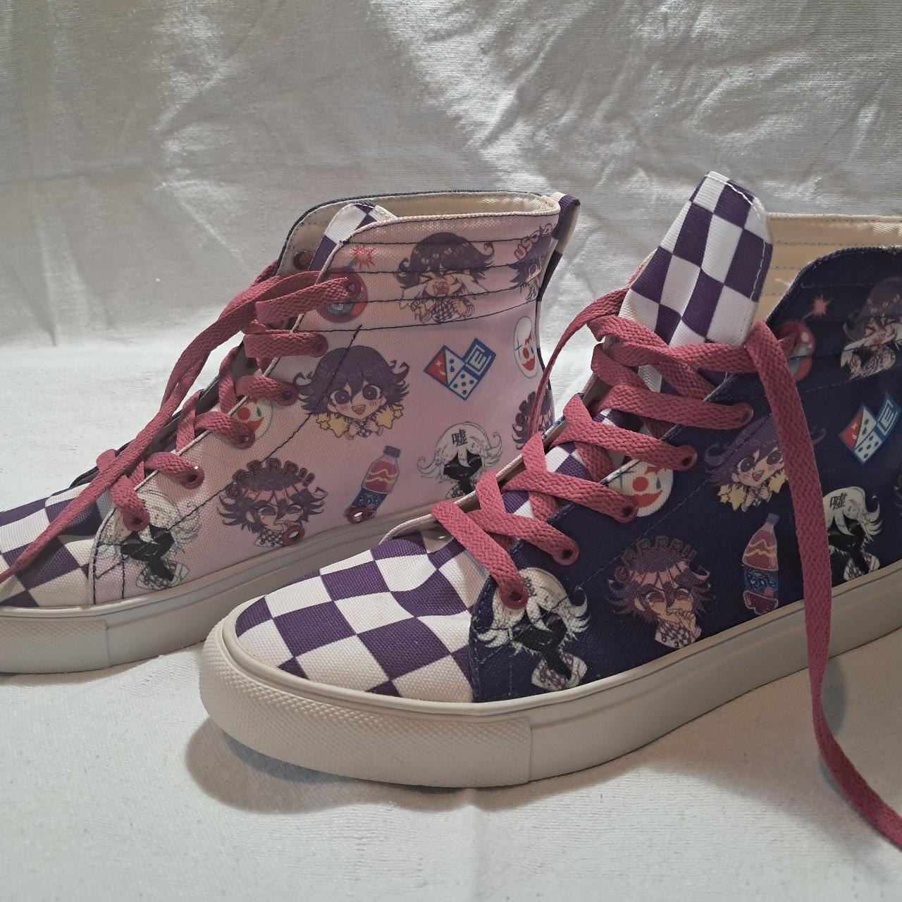 Kokichi Ouma shoes by Ibblescribbles. Lightly used,... - Depop