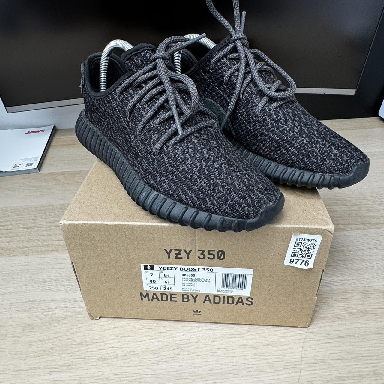 Yeezy 350 v1 pirate black Comes with the original. Depop