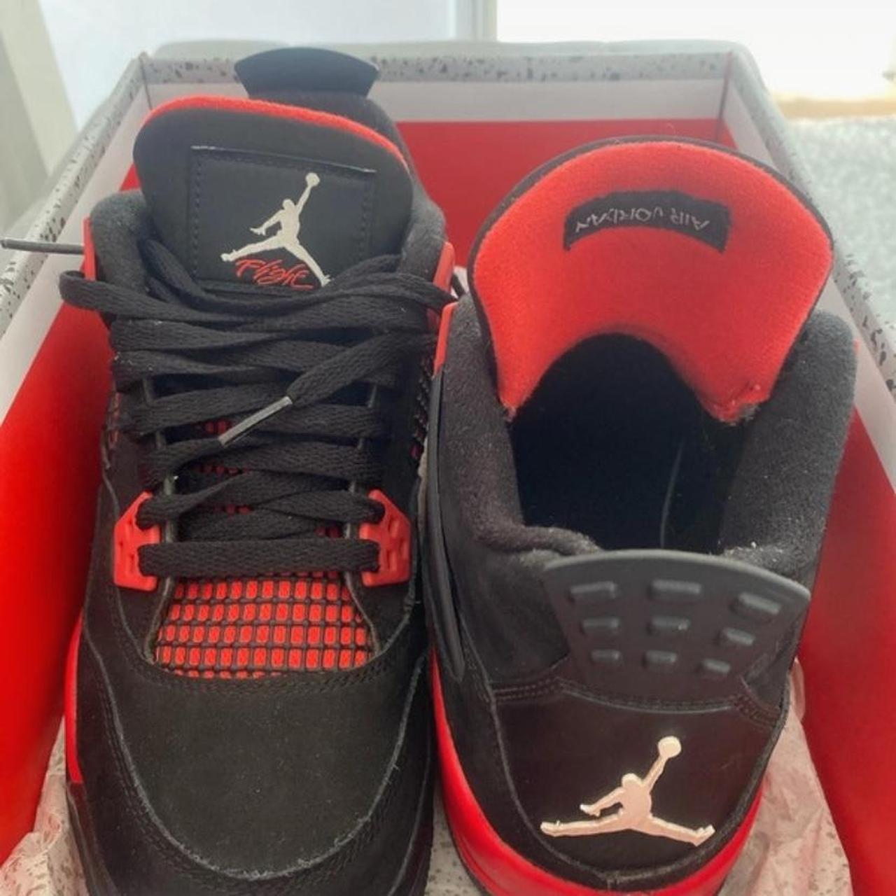 jordan red 4's