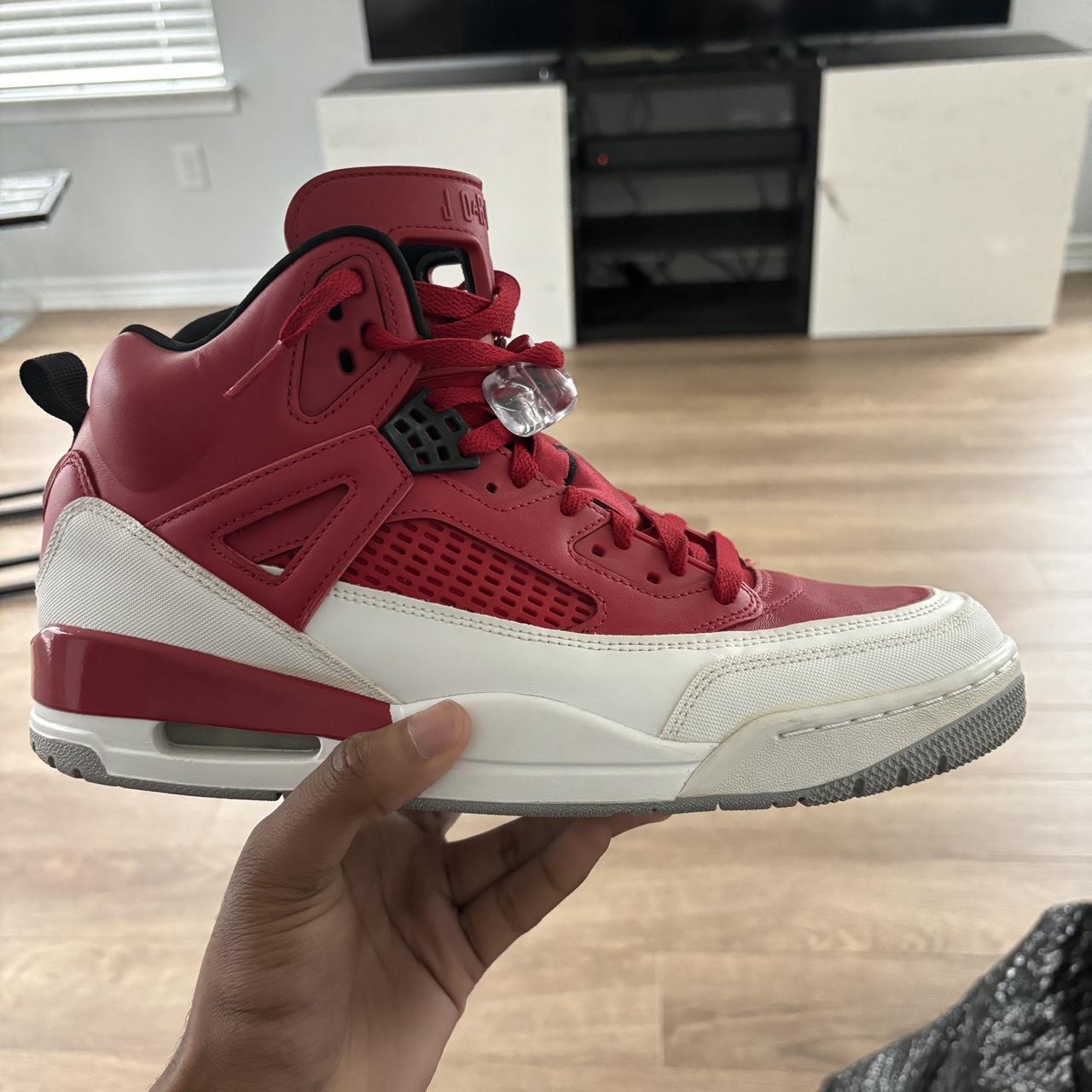 Gym Red Jordan Spizike size 12 jordans nike. Depop