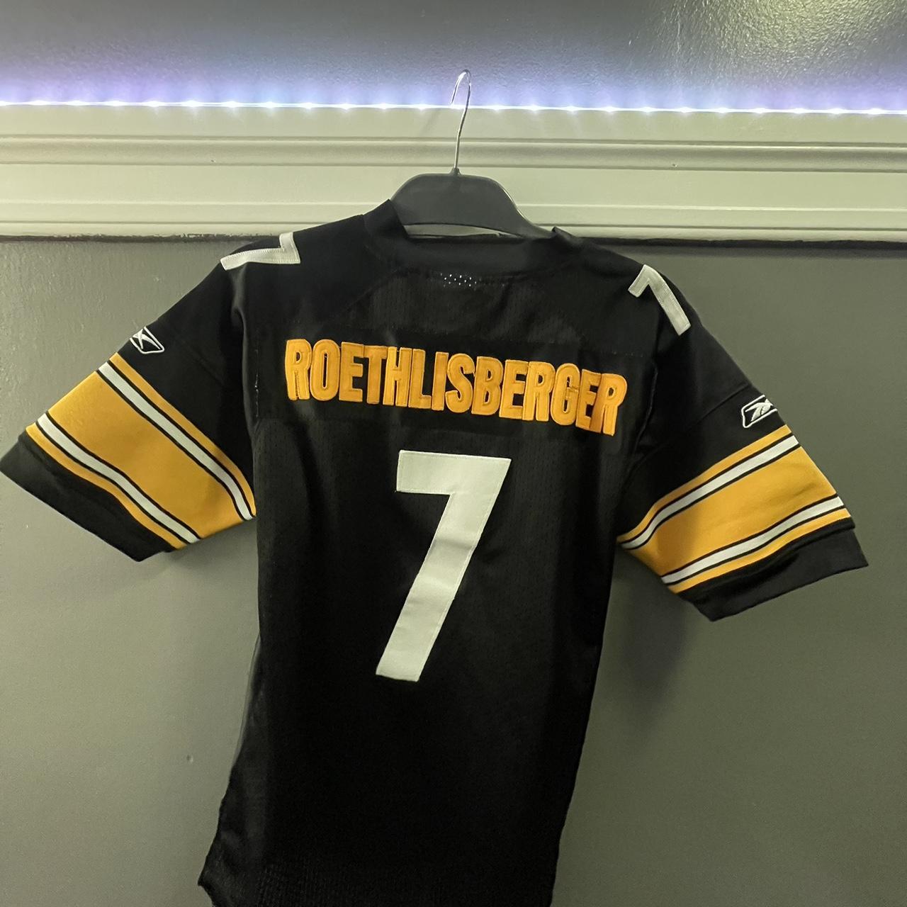 Mens pittsburgh steelers ben roethlisberger nike black game jersey best sale