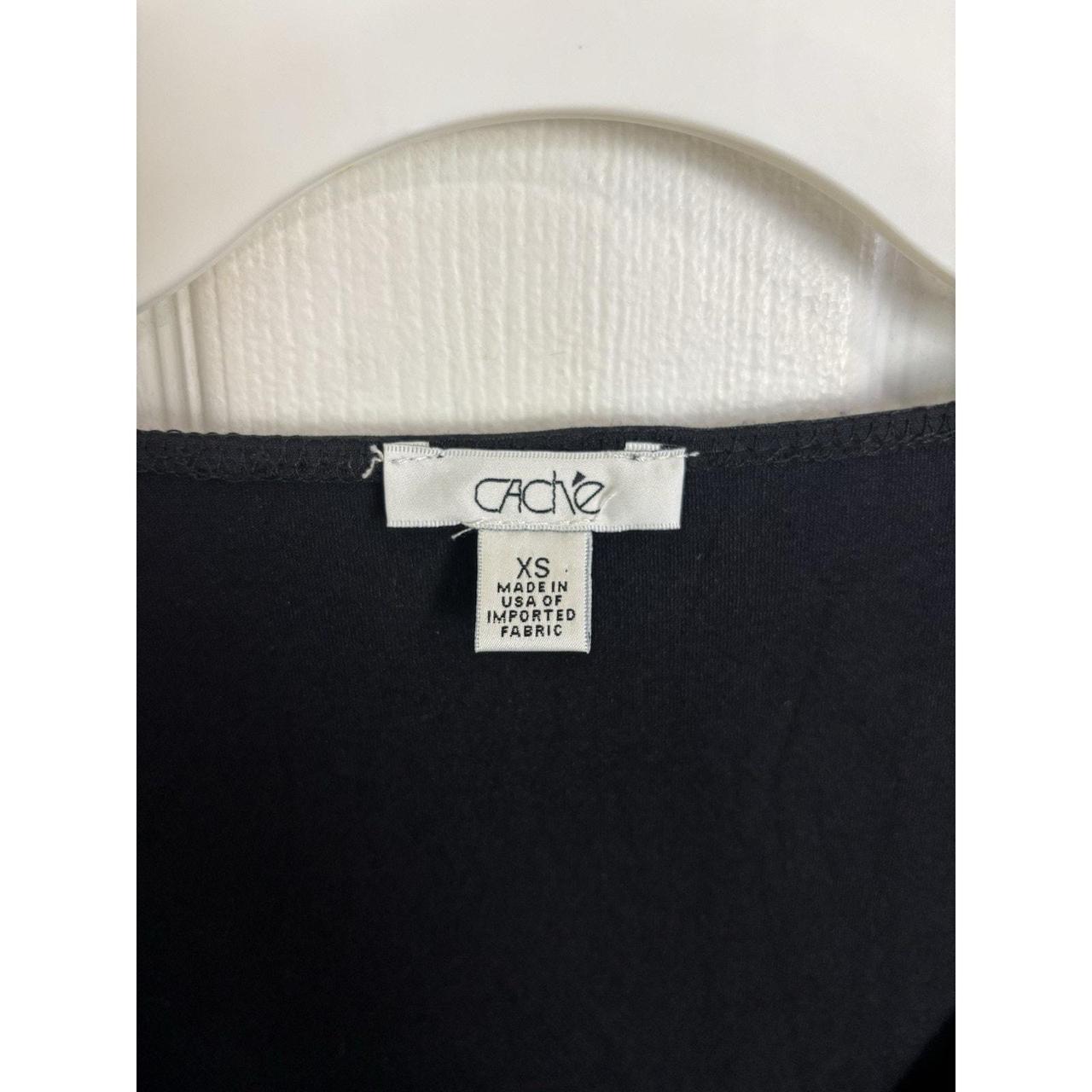 Cache Women's Blouse - Black - XS – Vtg Y2K Cache… - image 3