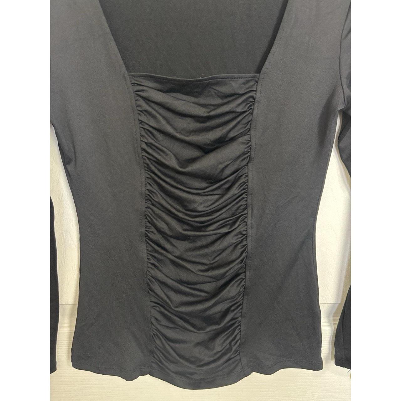 Cache Women's Blouse - Black - XS – Vtg Y2K Cache… - image 4