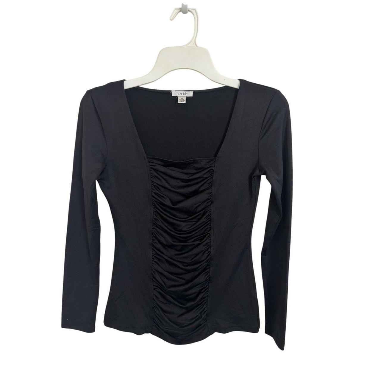 Cache Women's Blouse - Black - XS – Vtg Y2K Cache… - image 1