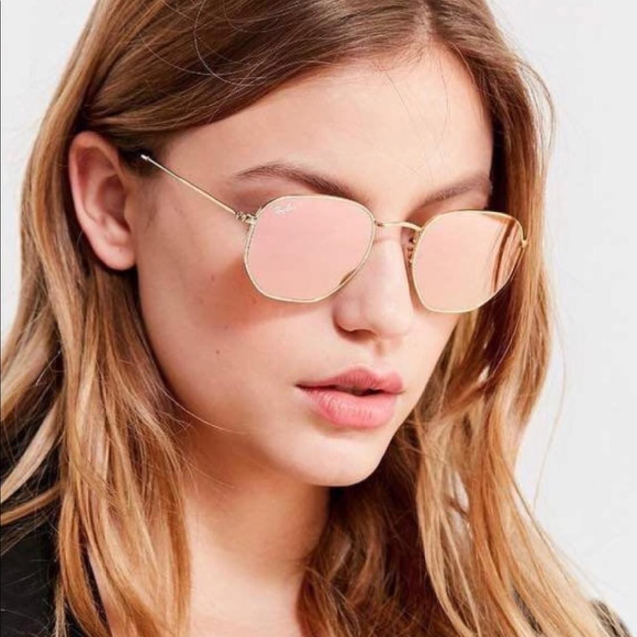 Ray-Ban Aviator fashion gold pink Sunglasses