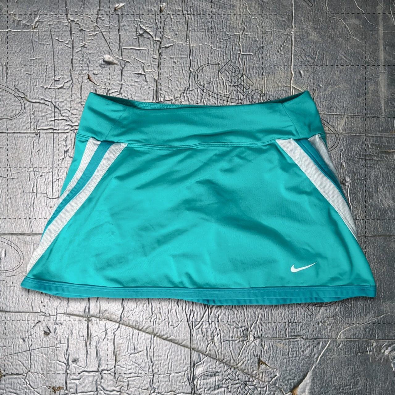 Nike Tennis Skirt In Turquoise Made From A Depop