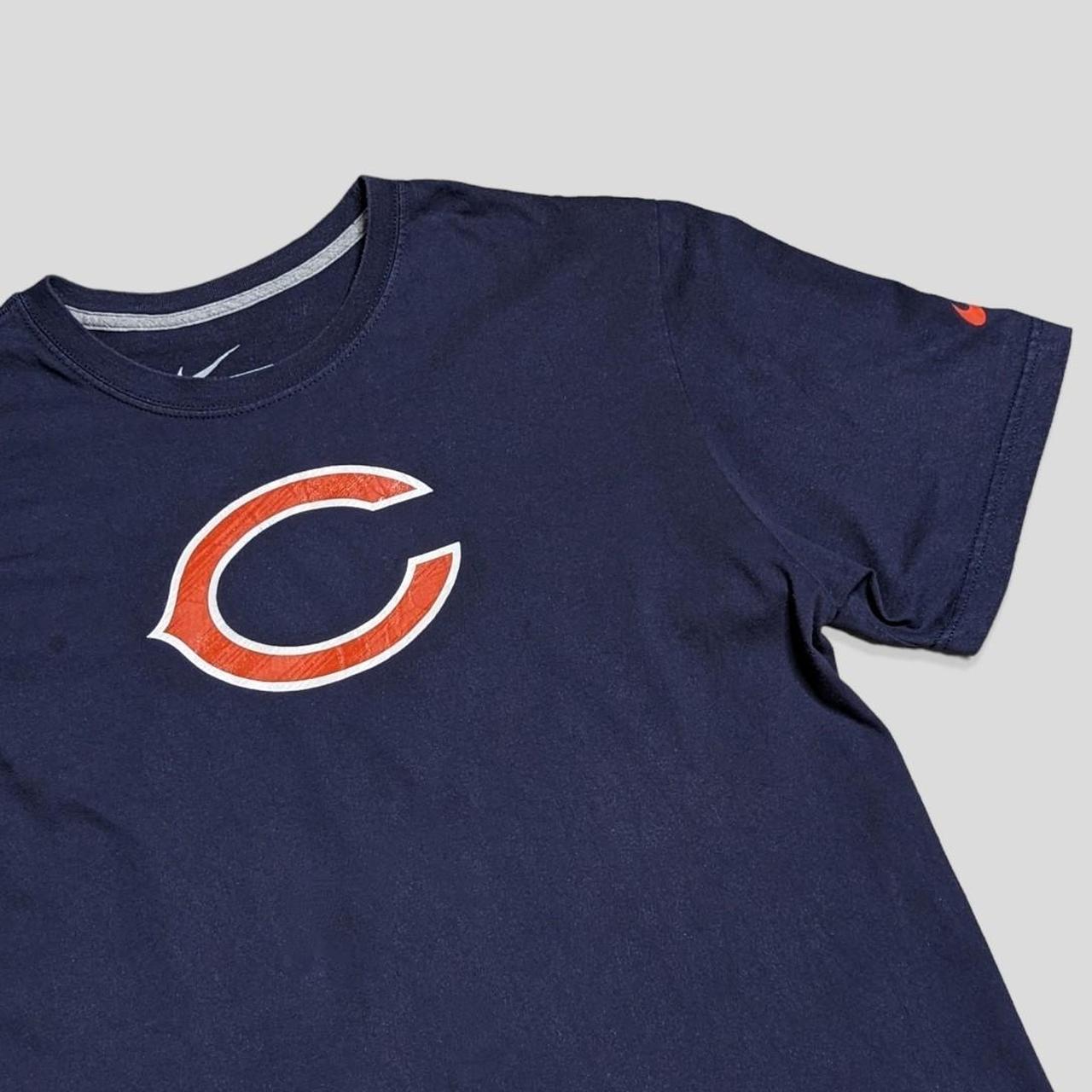 Nike Chicago Bears Logo Tee Shirt Men's Blue Size - Depop