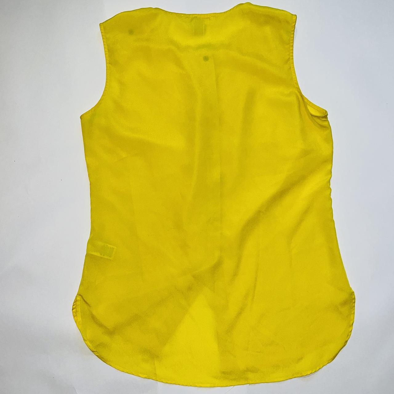 Michael kors yellow blouse hotsell