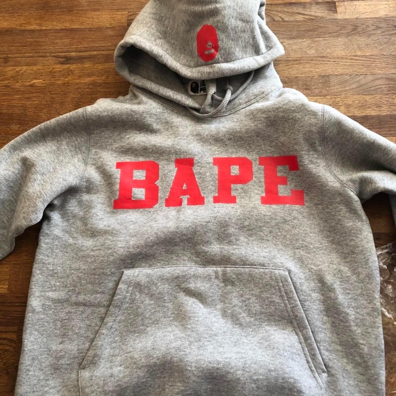 BRAND NEW GREY BAPE HOODIE NEW YEAR SPECIAL... - Depop