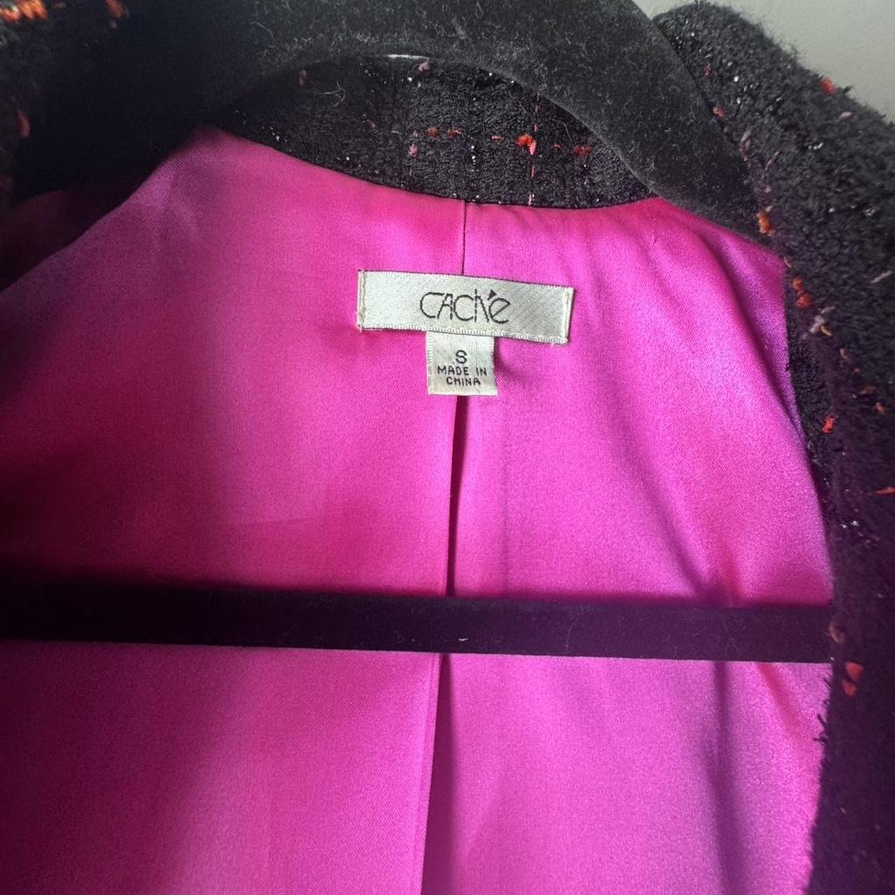 Cache Women's Jacket - Black/Multi - S – Cache bl… - image 5